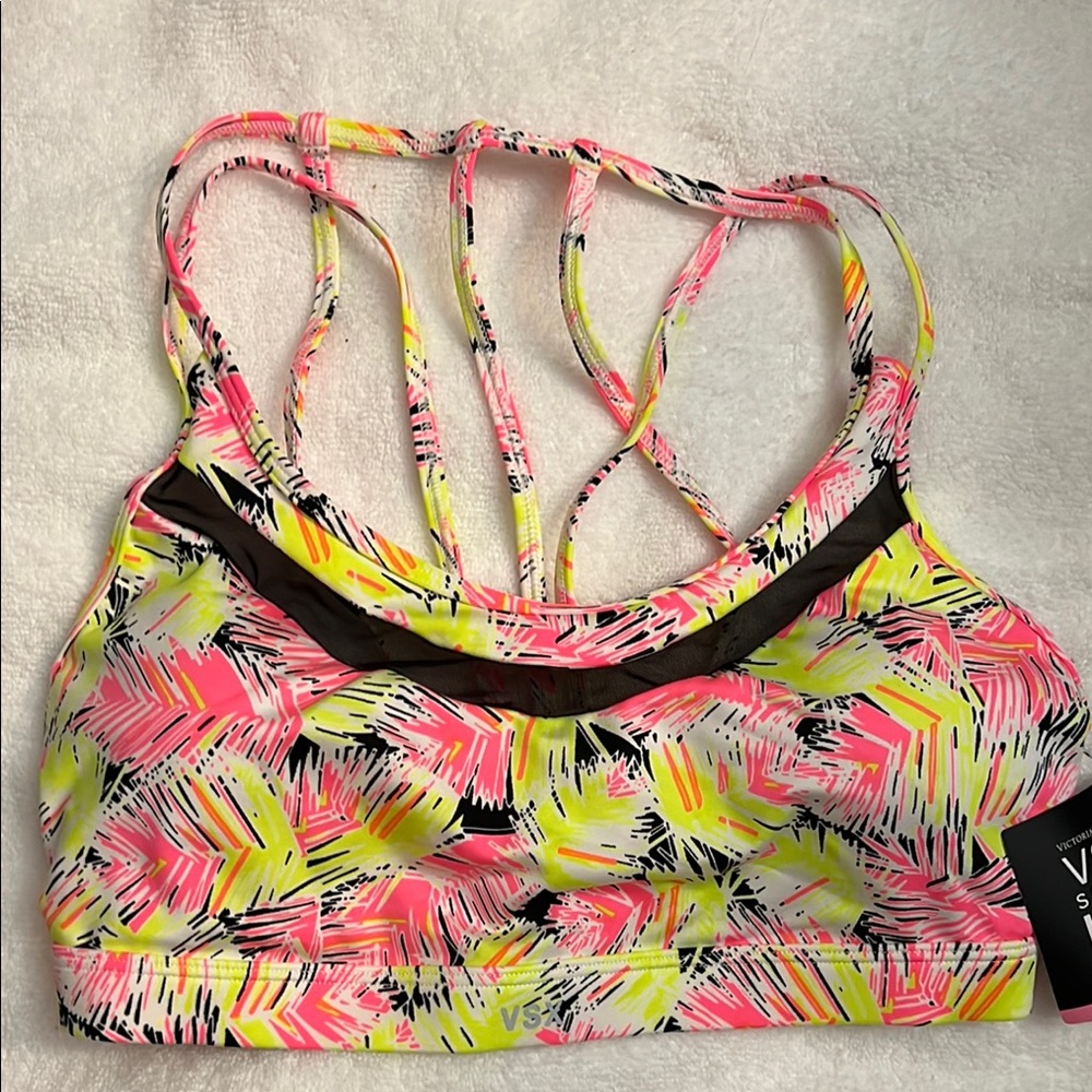 Vibrant Strappy Sports Bra